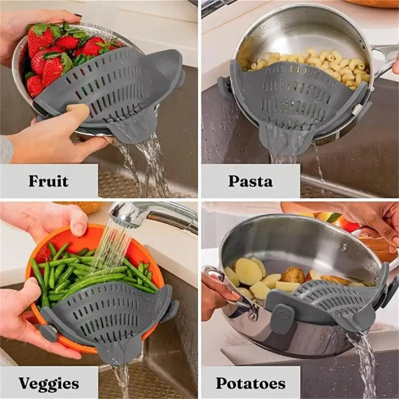 SnapStrain Pot and Bowl Strainer