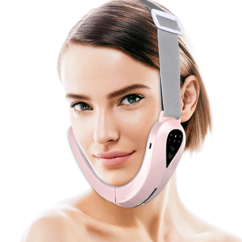 V Face Facial Machine Electric V-Line Up Lift Belt Face Massage LED Face Skin Lifting Firming Beauty Device Double Chin Reducer