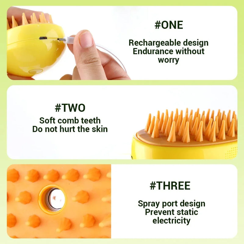 FurBreeze 3-in-1 Pet Grooming Brush