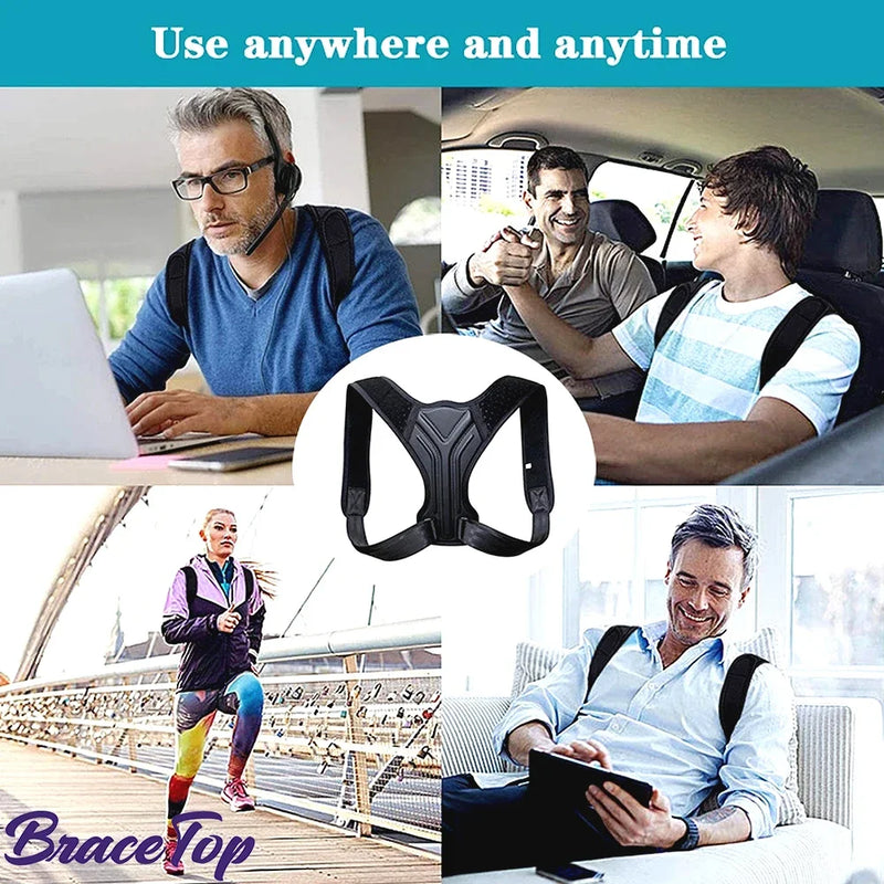 BackAlign Pro: Adjustable Posture Corrector and Spine Support