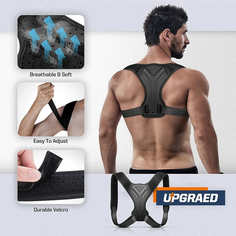 BackAlign Pro: Adjustable Posture Corrector and Spine Support