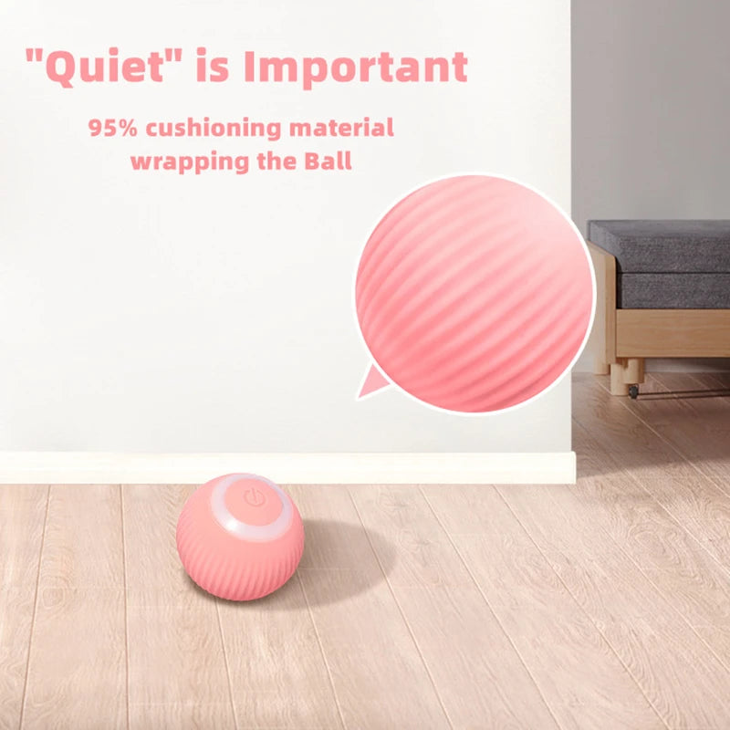 SmartRoll Cat Toy: Interactive Electric Ball for Indoor Feline Fun