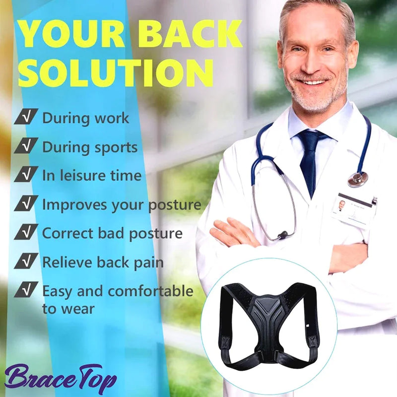 BackAlign Pro: Adjustable Posture Corrector and Spine Support