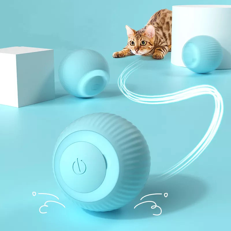 SmartRoll Cat Toy: Interactive Electric Ball for Indoor Feline Fun