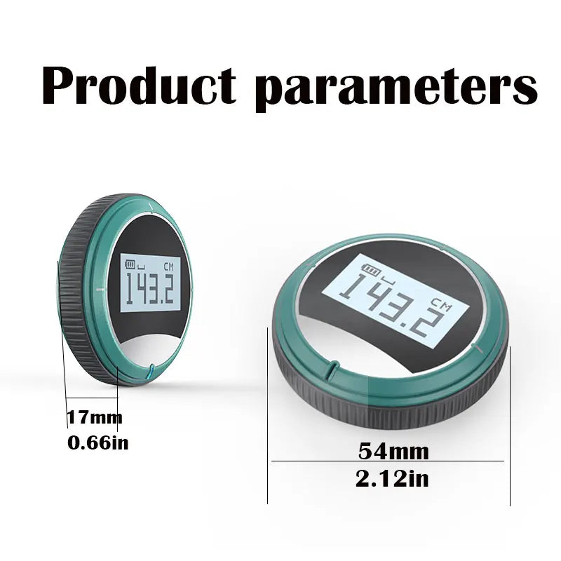 MeasureMaster 324: Digital Rolling Tape Measure with LCD Display