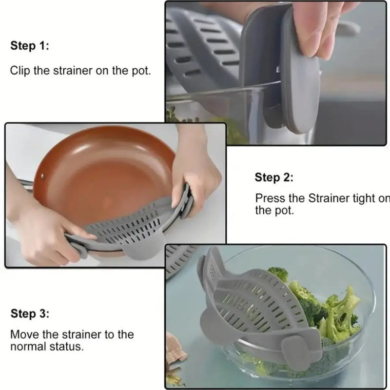 SnapStrain Pot and Bowl Strainer